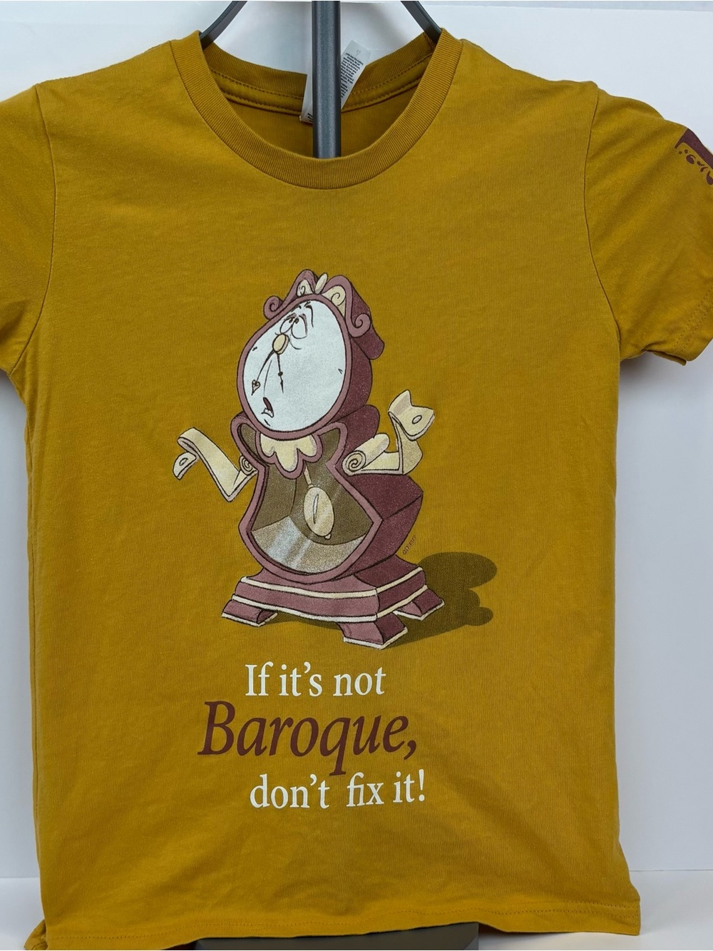 The Huntington Inspiring Walt Disney Exhibition Cogsworth Shirt Kids S 6-8